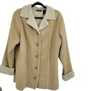 CRAZY HORSE Cream Teddy Jacket